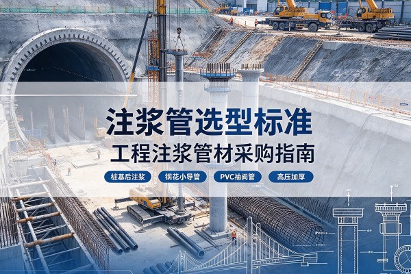 神农架林区注浆管选型标准
