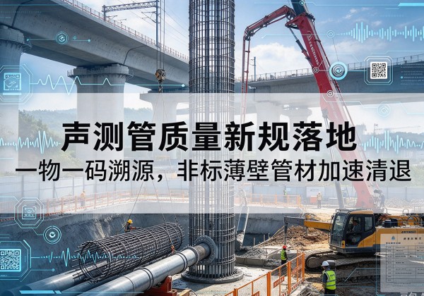 神农架林区声测管质量新规落地，一物一码溯源，非标薄壁管材加速清退