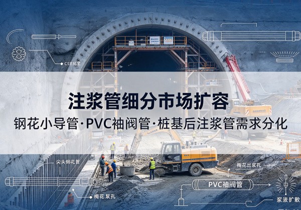 神农架林区注浆管细分市场扩容，隧道钢花小导管、PVC 袖阀管、桩基后注浆管需求分化